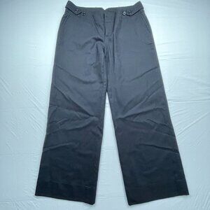 Gap-Women's Black Wide leg Pants(lined) (8-ankle)